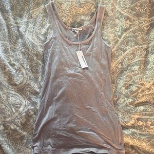 James Perse tank top size 0, light grey
